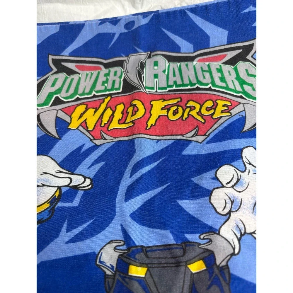 Power Rangers Wild Force Blue Red Black Ranger pillowcase